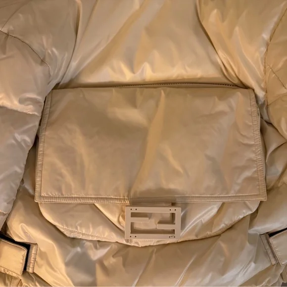 Fendi Cream Puffer Jacket